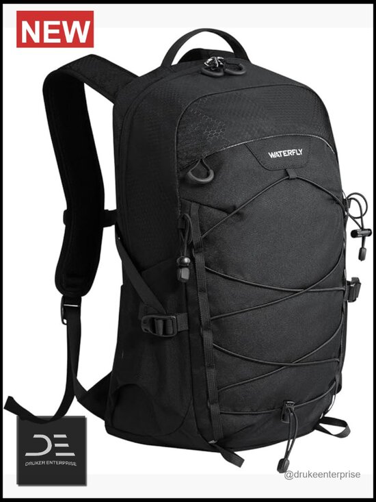 Lightweight 20L Hiking Backpack for Women Men, Multi-Pocket, Breathable Back